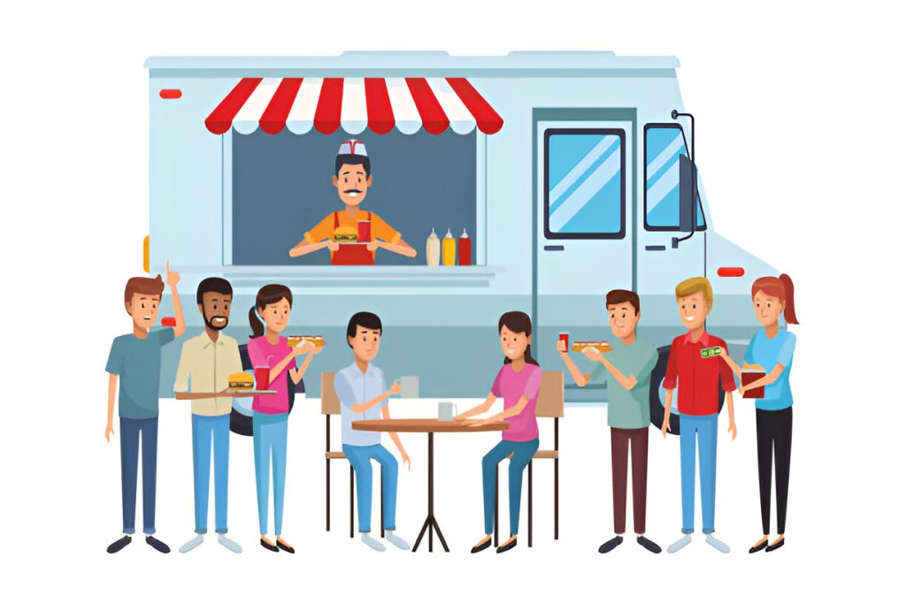 Food Truck Line Formation