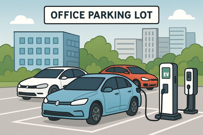 The Future of Workplace Charging Solutions for Electric Vehicles