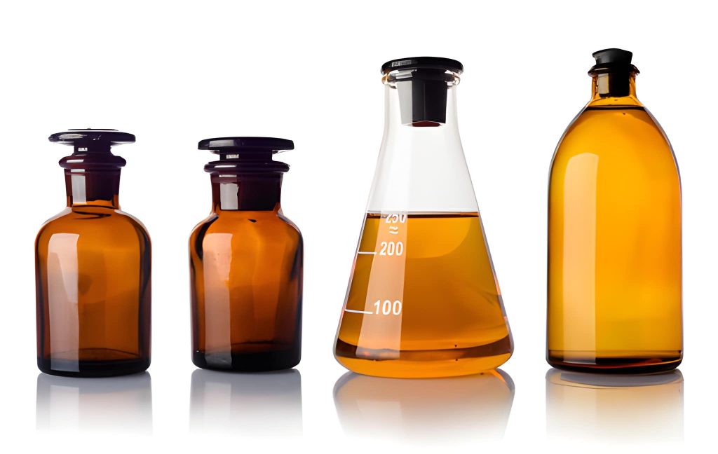 Amber Glass Protects Liquid Formulas
